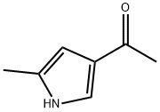 1-(5-メチル-1H-ピロール-3-イル)エタノン 化学構造式