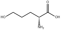 (R)-5-hydroxy-2-aminovaleric acid Struktur