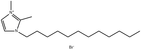 1H-Imidazolium, 1-dodecyl-2,3-dimethyl-, bromide
 Structure