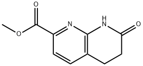 methyl 7-oxo-1,5,6,7-tetrahydro-1,8-naphthyridine-2-carboxylate Struktur