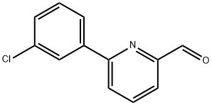 6-(3-Chlorophenyl)picolinaldehyde Structure