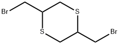 2,5-二溴甲基-1,4-二噻烷,61704-45-8,结构式