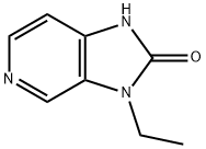 3-ethyl-1H,2H,3H-imidazo[4,5-c]pyridin-2-one,61719-57-1,结构式