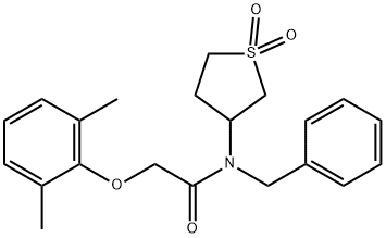 620554-72-5 N-benzyl-2-(2,6-dimethylphenoxy)-N-(1,1-dioxidotetrahydrothiophen-3-yl)acetamide