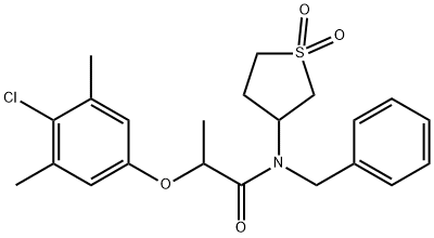 620554-96-3 N-benzyl-2-(4-chloro-3,5-dimethylphenoxy)-N-(1,1-dioxidotetrahydrothiophen-3-yl)propanamide