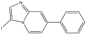 3-Iodo-7-phenylimidazo[1,2-a]pyridine 结构式