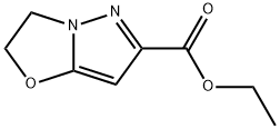 2,3-二氢吡唑[5,1-B][1,3]恶唑-6-羧酸乙酯 结构式