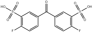 4,4'-Difluorodiphenylketone-3,3'-disulfonic acid Structure