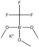 カリウムトリメトキシ(トリフルオロメチル)ボラート 化学構造式