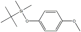 Silane, (1,1-dimethylethyl)(4-methoxyphenoxy)dimethyl- 化学構造式