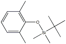 Silane, (1,1-dimethylethyl)(2,6-dimethylphenoxy)dimethyl- Structure