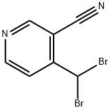 4-(dibromomethyl)nicotinonitrile Structure