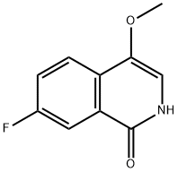7-fluoro-4-methoxyisoquinolin-1(2H)-one Structure