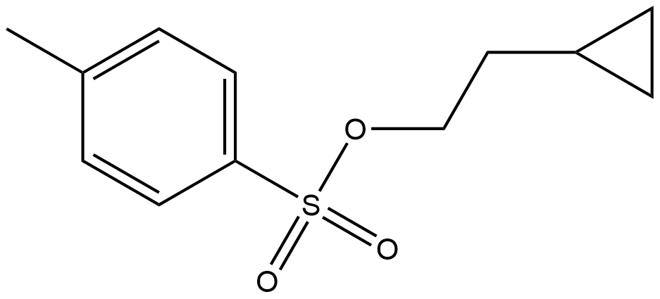 Toluene-4-sulfonic acid 2-cyclopropyl-ethyl ester Struktur