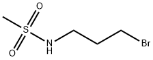 N-(3-溴丙基)甲磺酰胺, 63132-77-4, 结构式