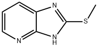 2-(甲硫基)-1H-咪唑并[4,5-B]吡啶, 63277-46-3, 结构式