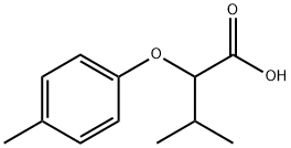 2-(p-tolyloxy)-3-methylbutanoic acid Structure