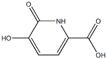 5-Hydroxy-6-oxo-1,6-dihydropyridine-2-carboxylic acid Struktur