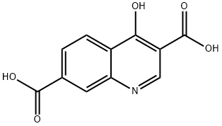 4-Hydroxy-quinoline-3,7-dicarboxylic acid Struktur