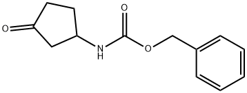 benzyl 3-oxocyclopentylcarbamate Structure