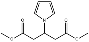 DIMETHYL 3-(1-PYRROLYL)GLUTARATE, 63547-63-7, 结构式