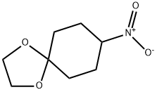 8-ニトロ-1,4-ジオキサスピロ[4.5]デカン 化学構造式