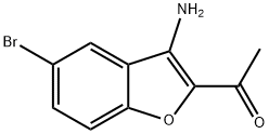 1-(3-Amino-5-bromobenzofuran-2-yl)ethanone Structure