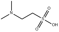 2-(二甲氨基)乙烷-1-磺酸, 637-95-6, 结构式