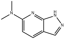 N,N-dimethyl-1H-pyrazolo[3,4-b]pyridin-6-amine Structure