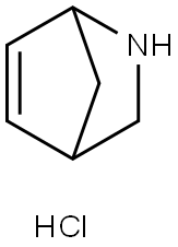 5-azabicyclo[2.2.1]hept-2-ene,hydrochloride Struktur