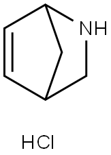 5-azabicyclo[2.2.1]hept-2-ene,hydrochloride Structure