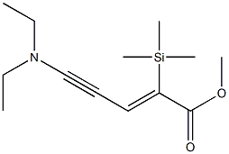 2-Penten-4-ynoic acid, 5-(diethylamino)-2-(trimethylsilyl)-, methyl ester, (Z)-