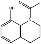 1-(8-羟基-3,4-二氢喹啉-1(2H)-基)乙烷-1-酮 结构式