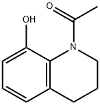 1-(8-Hydroxy-3,4-dihydroquinolin-1(2H)-yl)ethanone Structure