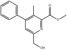 Methyl 6-(hydroxymethyl)-3-methyl-4-phenylpicolinate 结构式