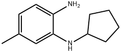 N1-cyclopentyl-5-methylbenzene-1,2-diamine Struktur