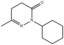 2-Cyclohexyl-6-methyl-4,5-dihydropyridazin-3(2H)-one Struktur