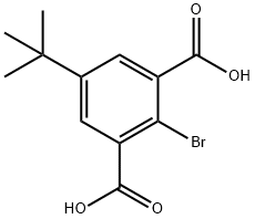2-bromo-5-tert-butyl-isophthalic acid Struktur