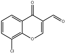 8-CHLORO-4-OXO-4H-CHROMENE-3-CARBALDEHYDE Structure