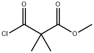 Propanoic acid,3-chloro-2,2-dimethyl-3-oxo-,methyl ester Struktur