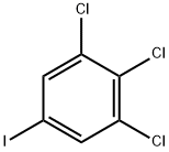 1,2,3-trichloro-5-iodobenzene 化学構造式
