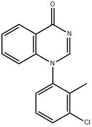 1-(3-Chloro-2-methylphenyl)quinazolin-4(1H)-one Struktur