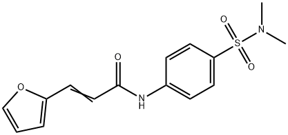 N-{4-[(dimethylamino)sulfonyl]phenyl}-3-(2-furyl)acrylamide Structure