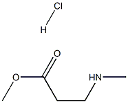 methyl 3-(methylamino)propanoate hydrochloride Struktur