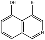 4-ブロモイソキノリン-5-オール 化学構造式