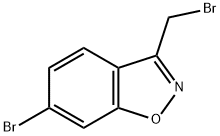 6-bromo-3-(bromomethyl)-1,2-benzisoxazole,651780-00-6,结构式
