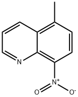 5-Methyl-8-nitroquinoline Structure