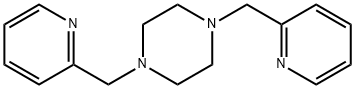 1,4-BIS(PYRIDINE-2-YLMETHYL)PIPERAZINE 结构式