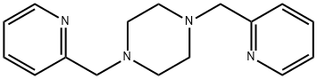 1,4-bis(pyridin-2-ylmethyl)piperazine Structure