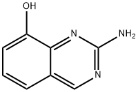 2-氨基-8-羟基喹唑啉 结构式